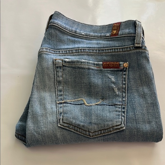 7 For All Mankind Josefina Skinny Boyfriend Size 28 - Picture 3 of 16